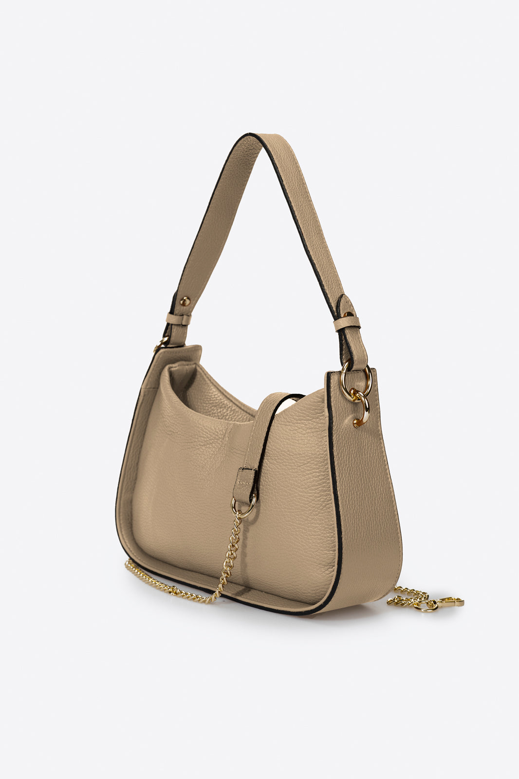 ECHO Leather Top Handle Bag - Cappuccino