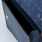 CALLIE Leather Crossbody Bag - Blue