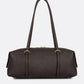 LIORA Leather Shoulder Bag - Dark Brown