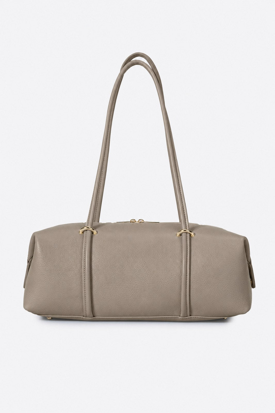 LIORA Leather Shoulder Bag - Fango