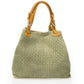 Leather Shoulder Bag 9991 - Olive