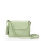 Leather Crossbody Bag 3527 - Mint