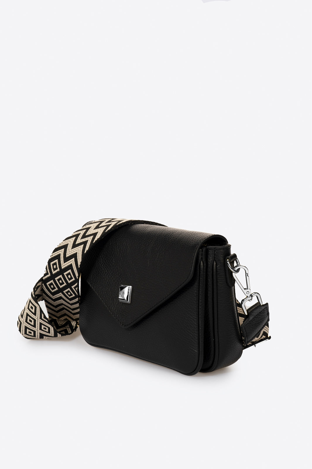 DALE Leather Crossbody Bag - Nero