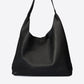NAYA Leather Top Handle Bag - Black