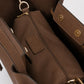 GIADA Leather Top Handle Bag - Brown