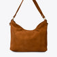 LEONIE Leather Shoulder Bag - Cognac