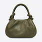 MARIBEL Leather Top Handle Bag - Verde