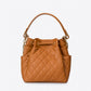 TILLY SMALL Leather Top Handle Bag - Cuoio