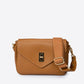 DALE Leather Crossbody Bag - Cognac