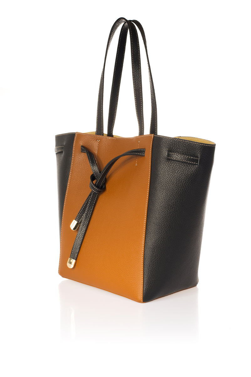 Leather Clutch 7543 - Cognac