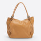VINNIE Leather Shoulder Bag - Cognac