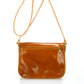 Leather Top Handle Bag 8037 - Cognac