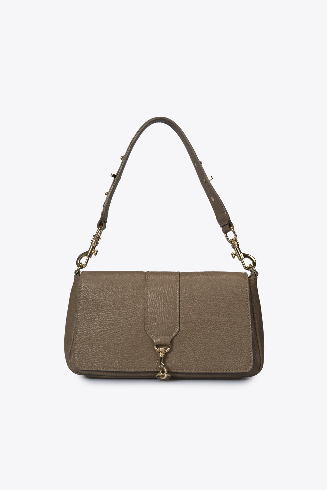 JULES Leather Crossbody Bag - Fango