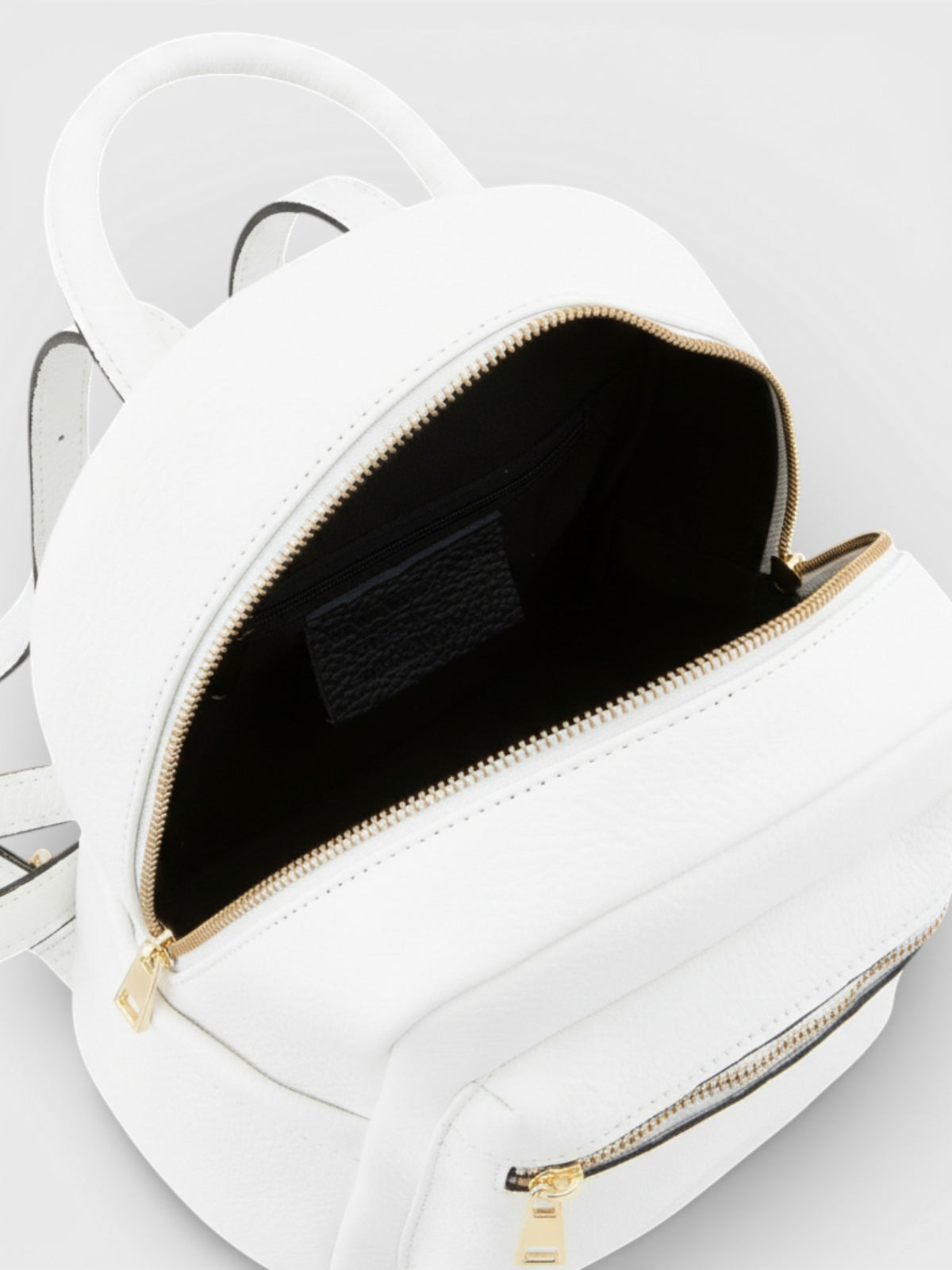 Leather Backpack 1205 - White