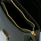 JUNO Leather Crossbody Bag - Green