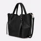 GIADA Leather Top Handle Bag - Black