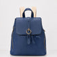 MAEVE Leather Backpack - Blue