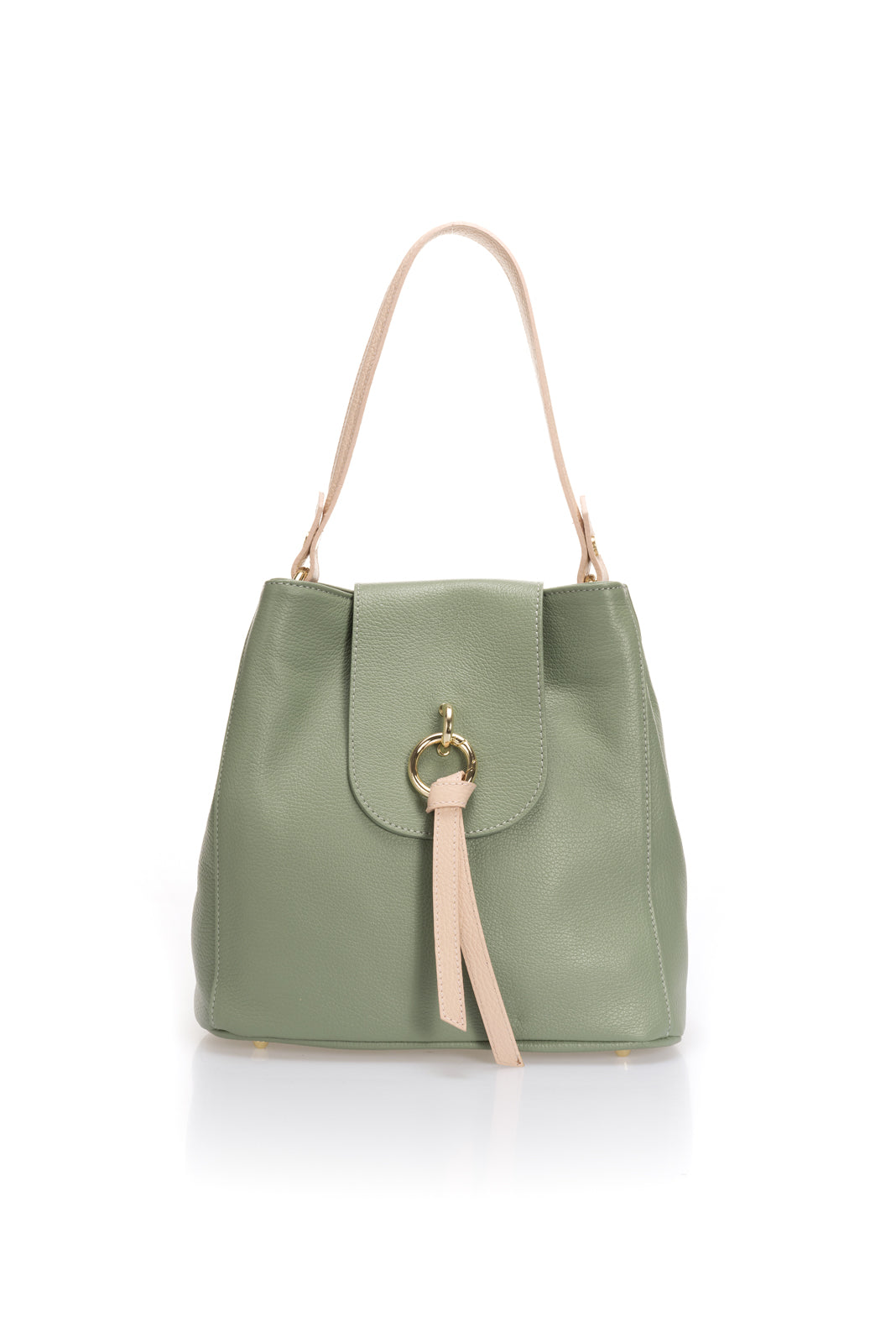 Leather Crossbody Bag 1249 - Mint