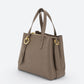 EMILY Leather Top Handle Bag - Fango