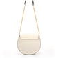 CAROLYN Leather Crossbody Bag - Marmo