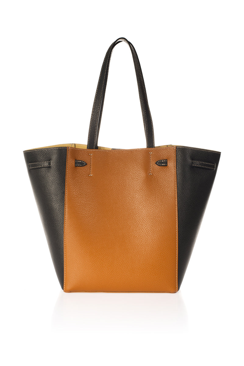 Leather Clutch 7543 - Cognac