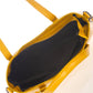 Leather Top Handle Bag 3014 - Yellow