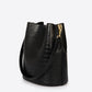 CAPRICE Leather Shoulder Bag - Black