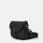 BELA Leather Crossbody Bag - Nero