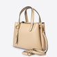 EMILY Leather Top Handle Bag - Taupe