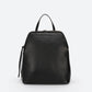 ENRICA Leather Backpack - Black