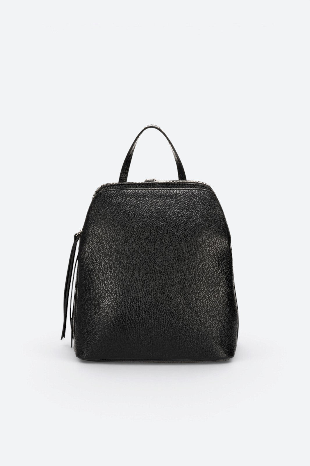 ENRICA Leather Backpack - Black