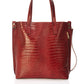 BRENDA Leather Shoulder Bag - Bordo
