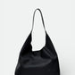 Leather Shoulder Bag 2316 - Black