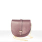 Leather Crossbody Bag 7006 - Bordo