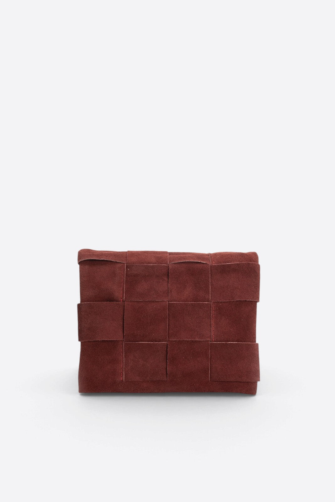 HAILEY Leather Crossbody Bag - Bordo