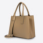 RACHELE Leather Top Handle Bag - Taupe