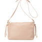 CASIA Leather Top Handle Bag - Cipria