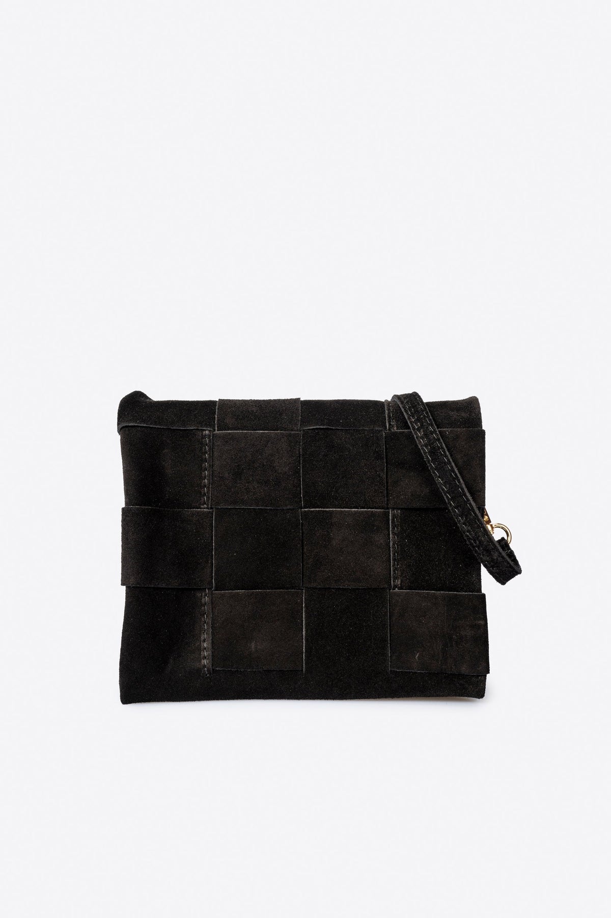 HAILEY Leather Crossbody Bag - Black