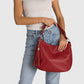 UMA Leather Top Handle Bag - Bordo
