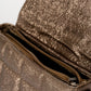 EMILIA Leather Crossbody Bag - Metal Gun