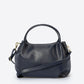 MAYA Leather Top Handle Bag - Blue