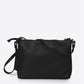 Leather Crossbody Bag 3116 - Black