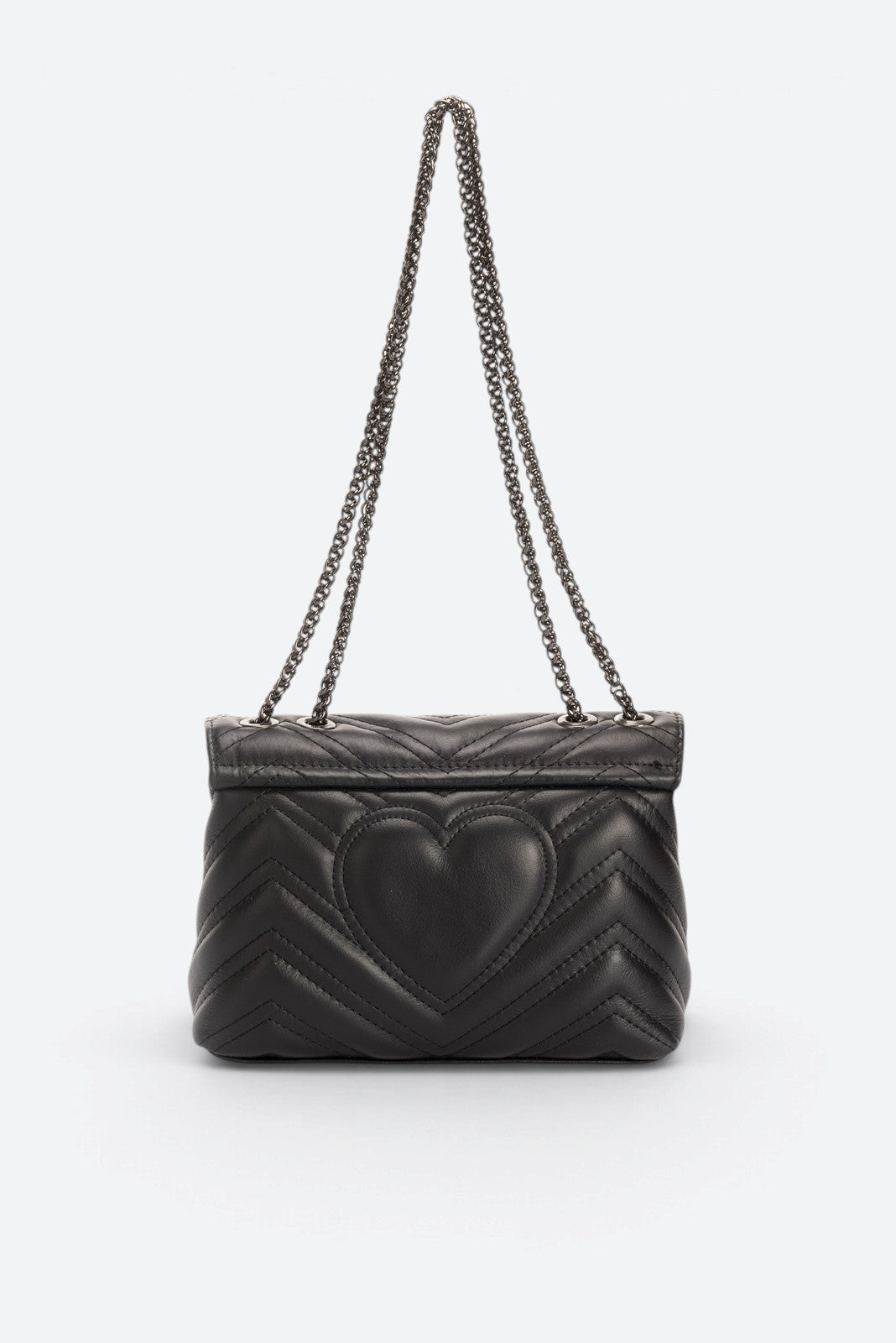 APRIL Leather Shoulder Bag - Black