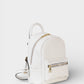 Leather Backpack 1205 - White
