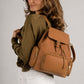 NOA Leather Backpack - Cognac