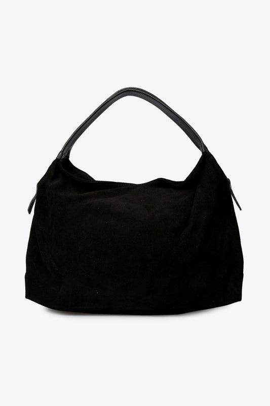 NOEMIE Leather Top Handle Bag - Black