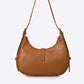 PORZIA Leather Top Handle Bag - Cognac