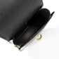 Leather Shoulder Bag 3241 - Black