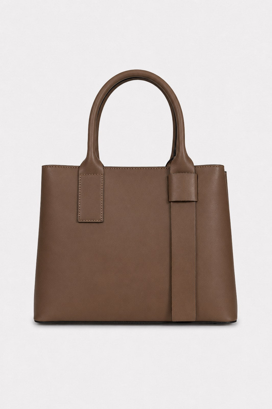 RACHELE Leather Top Handle Bag - Brown