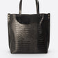 BRENDA Leather Shoulder Bag - Black